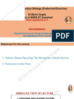 BT101 - Introductory Biology (Endocrine/Exocrine) DR - Navin Gupta Dept of BSBE, IIT Guwahati