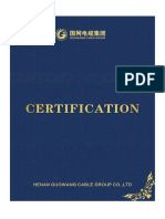 Certification