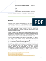 Cambio Climático: Análisis Comparado, Legislación Boliviana y Convención Marco de Las Naciones Unidas Sobre El Cambio Climático