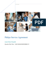 Philips Service Agreement: Quote Ref No: 14012022/WR/ZMS1/1