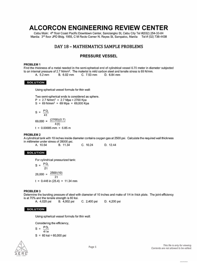 Sample Problems Math Day 18 | PDF