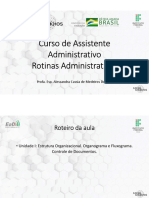 Curso Assistente Administrativo Rotinas