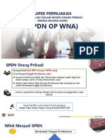 Aspek Perpajakan SPDN Op Wna