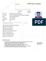 Admit Card JUN-2022: Institute of Management Studies (Ims), Indore