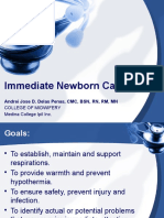 Immediate Newborn Care