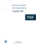 Manual de Instalação Do Monitor Multiparamétrico Família 700 - GE Healthcare - E