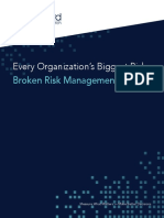 Organizations' Biggest Risk: Broken Risk Management Methods