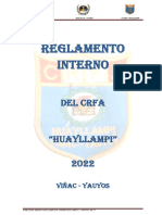 Reglamento Interno 2022 - Huayllampi