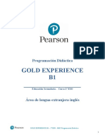 Gold Experience 2nd B1 2ºESO Programación Didáctica MEC