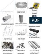 Pregos, telas, bombas e ferramentas de construção