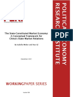 Workingpaper Series: The State-Constituted Market Economy: A Conceptual Framework For China's State-Market Relations