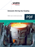 Automatic Stirring Gas Coupling: Safest Way To Connect Porous Plugs