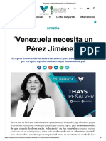 Venepress - Venezuela Necesita Un Pérez Jiménez