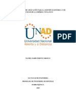 Análisis Y Diseño de Aplicación para La Gestión Económica Y de Servicios de La Empresa Vital Plus