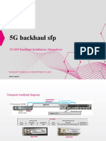 5G Backhaul SFP Installation Alternatives