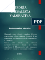 Teoría causalista valorativa del delito