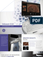GE Voluson E10 Ultrasound Machine Brochure 2
