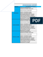 Cronograma Mantenimiento Preventivo