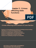 Chapter 2: Crimes Affecting State Functions