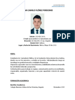 Hoja de Vida Juan Camilo Florez PDF