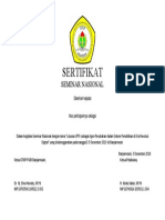 Sertifikat Semnas