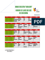 Horario de Clases 2021-2022 Primero Bgu