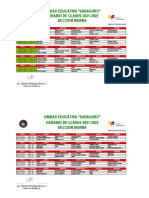 Horario de Clases 2021-2022 Basica Superior