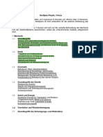 Stoffplan Physik-T-Kurs