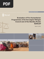 1 - Evaluation of Five Humanitarian Programmes of The Norwegian ...