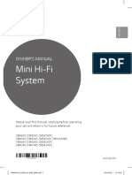 Mini Hi-Fi System: Owner'S Manual