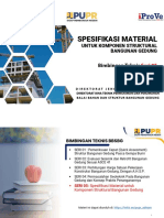 Materi 2022 - Spesifikasi Material Untuk Komponen Struktur BG (Sharing 2)