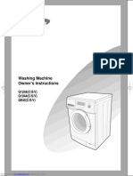 Washing Machine Owner's Instructions: Q1244 (C/S/V) Q1044 (C/S/V) Q844 (C/S/V)