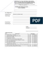 Form Pendaftaran Ujian Skripsi