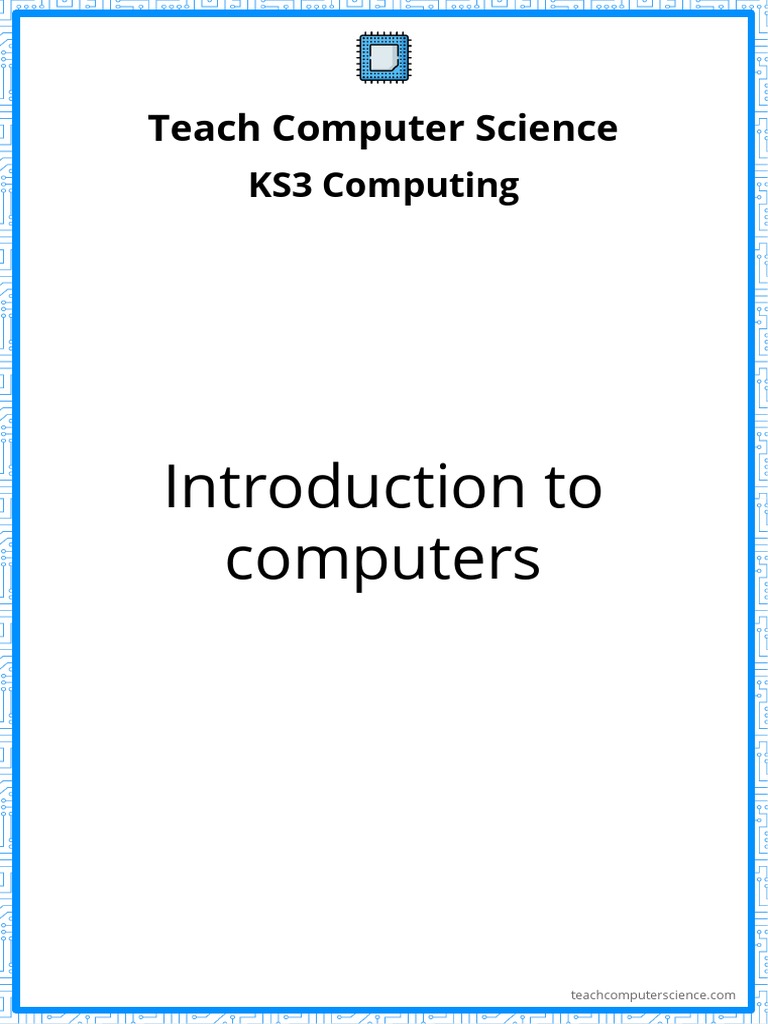 Computer Science Glossary for KS3 | PDF | Central Processing Unit ...