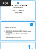 KS3 Presentation - 01 Introduction To Computers