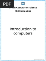 KS3 Revision Notes - 01 Introduction To Computers