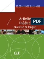 Activités Théâtrales en Classe de FLE