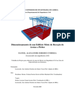 Dimensionamento de Edifício Misto para Receção de Areias e Pirites