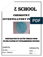 Xyz School: Chemistry Investigatory Project