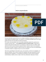 Tarta Mousse de Limon