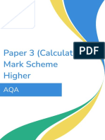Third Space Learning Paper 3 Mark Scheme (Higher) AQA