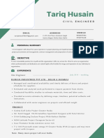 Tariq Husain - Civil Engineer Profile