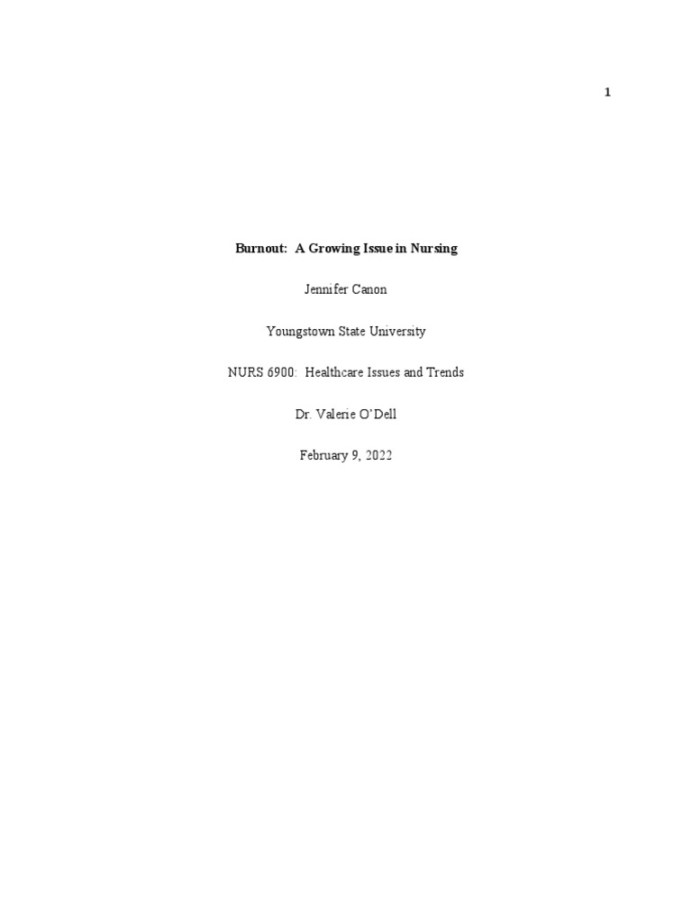 Nurse Burnout: Causes and Solutions | PDF | Occupational Burnout | Nursing