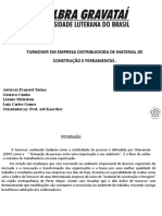 Turnover em Empresa Distribuidora de Material de Construção