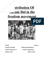 Contribution of Naram Dal in The Freedom Movement