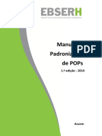 Manual de Padronização Pops Ebserh