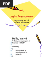 Download Logika Pemrograman C-2 by Ian Kevin SN58057202 doc pdf
