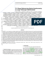 ARTICLE - First Light For GRAVITY - Phase Reference Optical Interferometry For The Very Large Telescope Interferometer