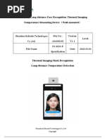 F3-M34-F Long-Distance Face Recognition Thermal Imaging Temperature Measuring Device Wall-Mounted