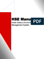 HSE Manual Health Safety & Environmental Management System